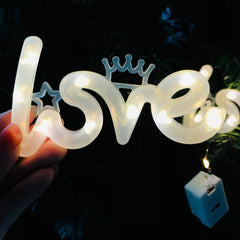 Romantic Party Decorative Lights LED Love Wedding Decoration Valentines Day Decor Wedding Accessories Room Decoration