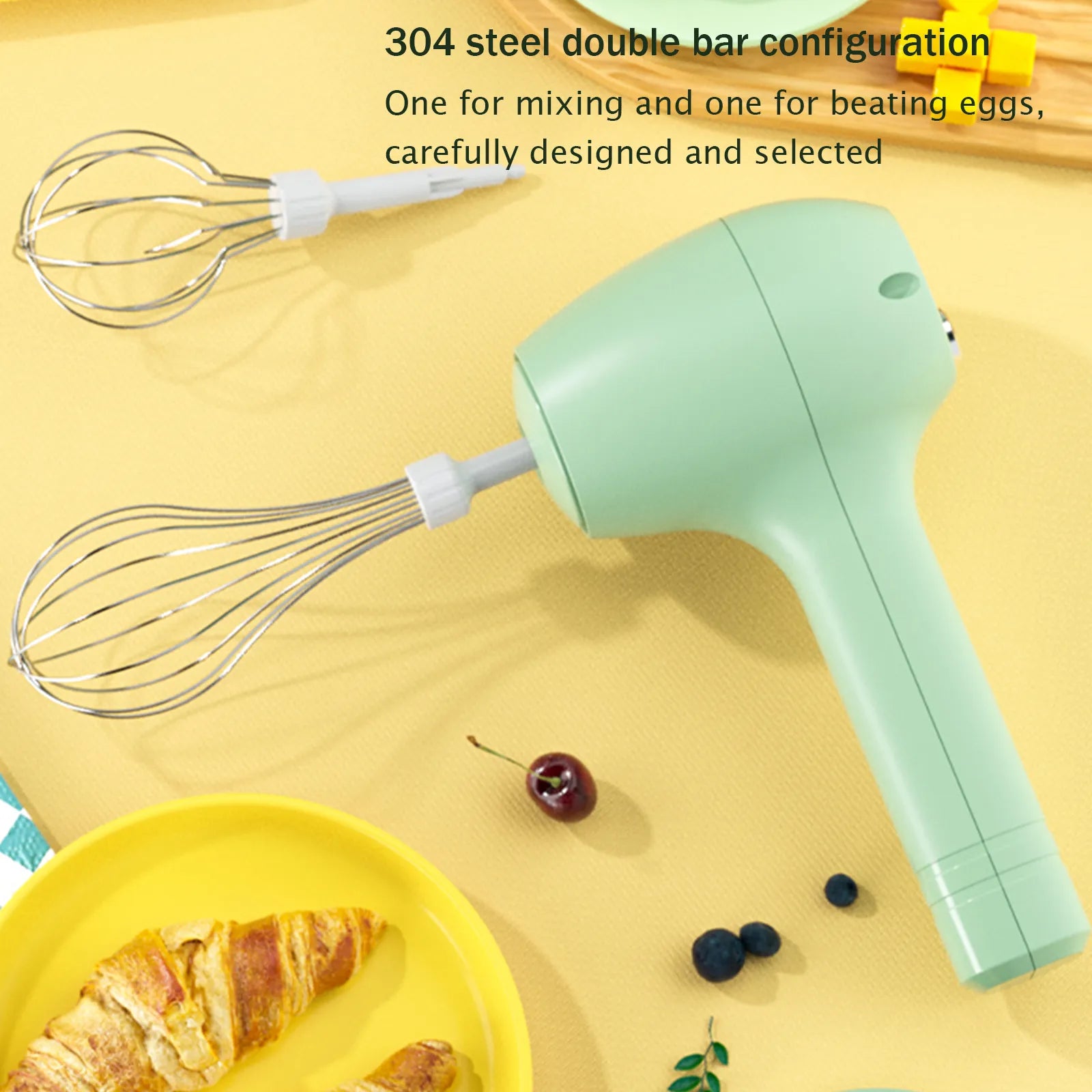 Wireless Portable Electric Food Mixer Automatic Whisk