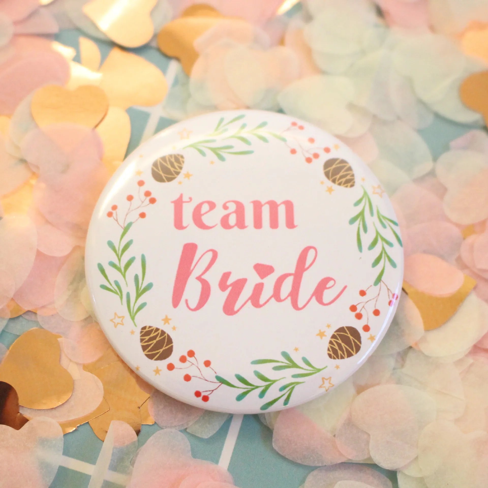 6/3/2pcs Bridal Shower Badges