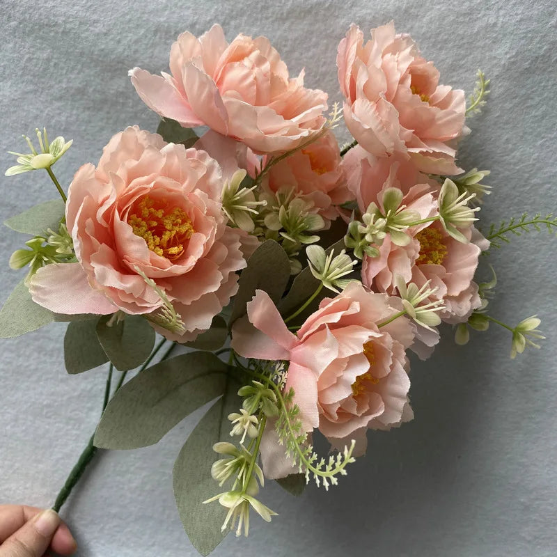 6 Peony Flower Bouquet