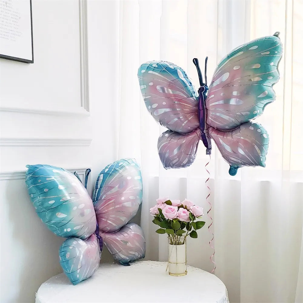 Butterfly 40inch Number Balloons Set