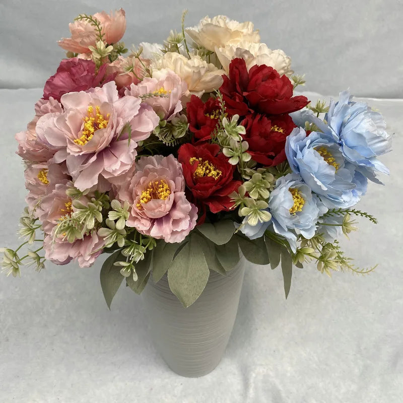 6 Peony Flower Bouquet