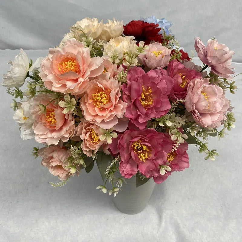 6 Peony Flower Bouquet