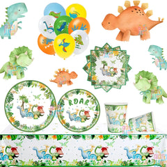 Dinosaur Tableware Paper Cups Plates